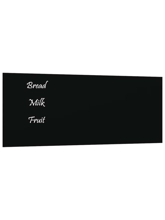 Magnētiskā tāfele, stiprināma pie sienas, melna, 50x20 cm