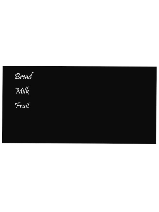 Magnētiskā tāfele, stiprināma pie sienas, melna, 100x50 cm