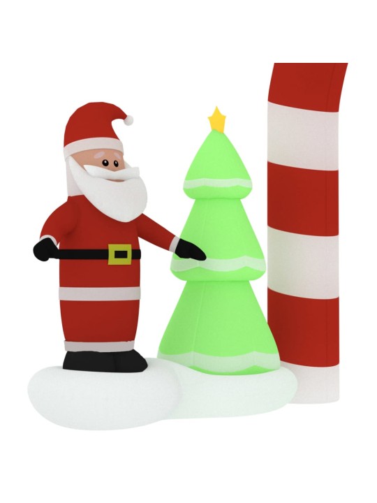 Piepūšama ziemassvētku arka, led, 260 cm