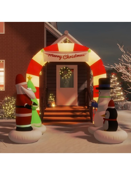 Piepūšama ziemassvētku arka, led, 260 cm