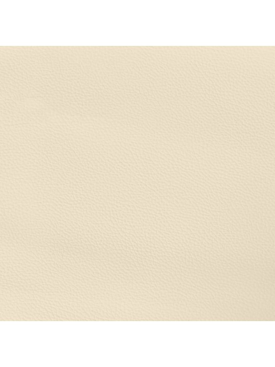 Kabatu atsperu matracis, krēmkrāsas, 100x200x20 cm,mākslīgā āda