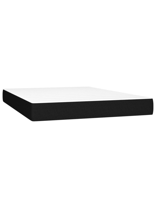 Kabatu atsperu matracis, melns, 140x200x20 cm, audums