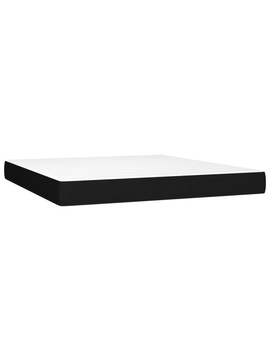 Kabatu atsperu matracis, melns, 160x200x20 cm, audums