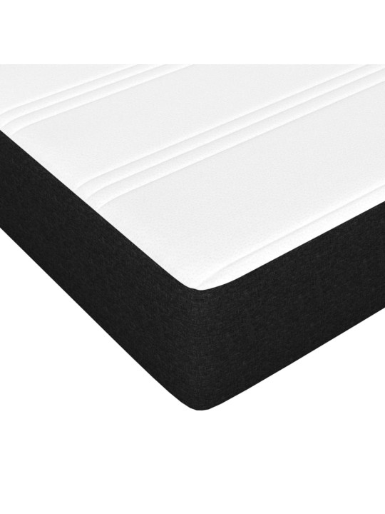 Kabatu atsperu matracis, melns, 160x200x20 cm, audums