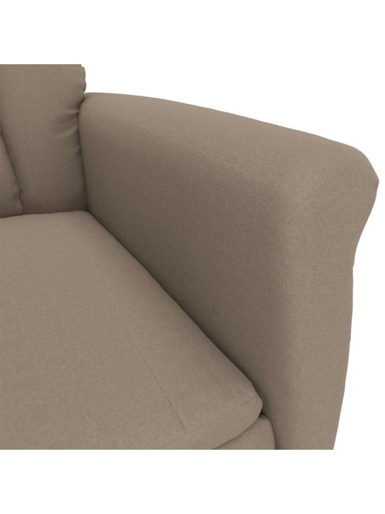 Atpūtas krēsls taupe krāsā pelēkbrūna 70.5 x 96.5 x 95 cm