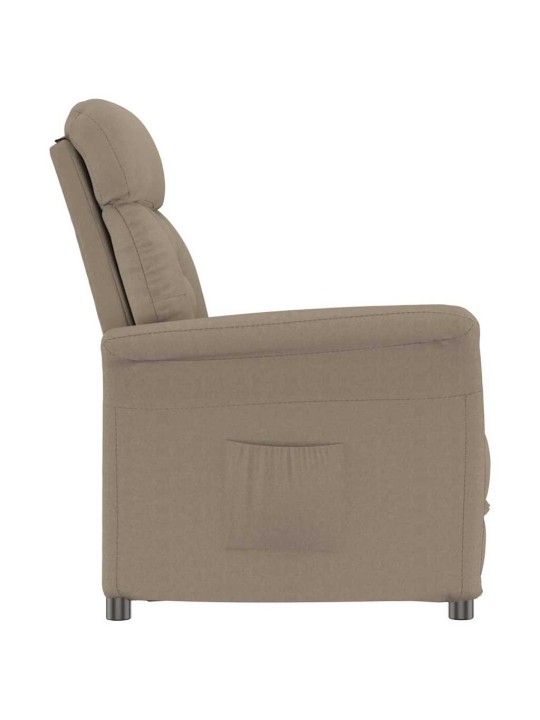 Atpūtas krēsls taupe krāsā pelēkbrūna 70.5 x 96.5 x 95 cm