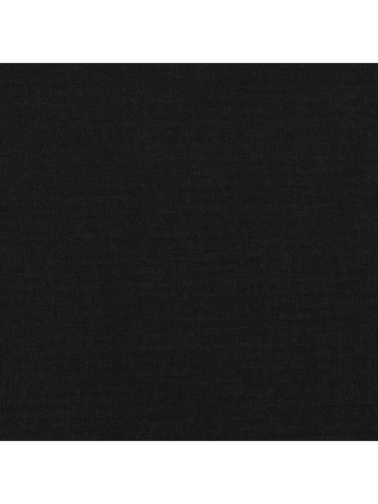 Gultas rāmis, melns, 90x190 cm, audums
