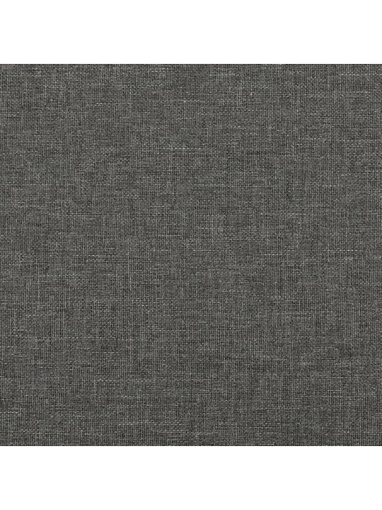 Gultas rāmis, tumši pelēks, 180x200 cm, audums