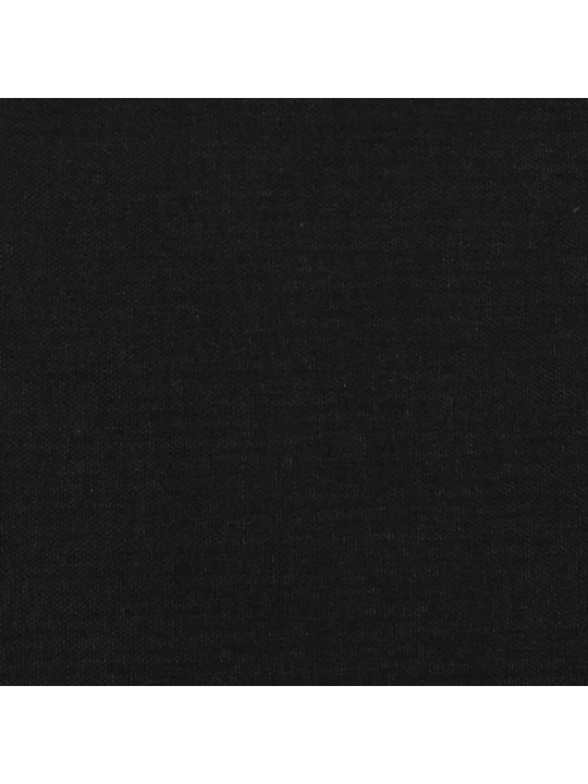 Gultas rāmis, melns, 140x200 cm, audums