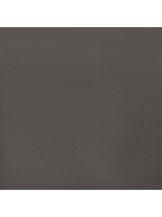 Gultas rāmis, pelēks, 100x200 cm, mākslīgā āda