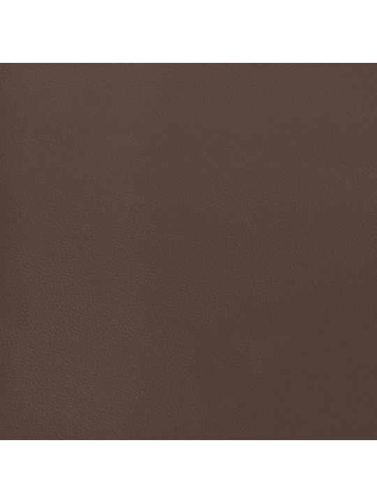 Gultas rāmis, brūns, 140x200 cm, mākslīgā āda