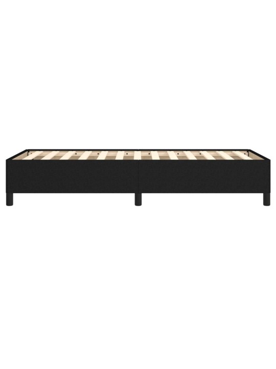 Gultas rāmis, melns, 80x200 cm, audums