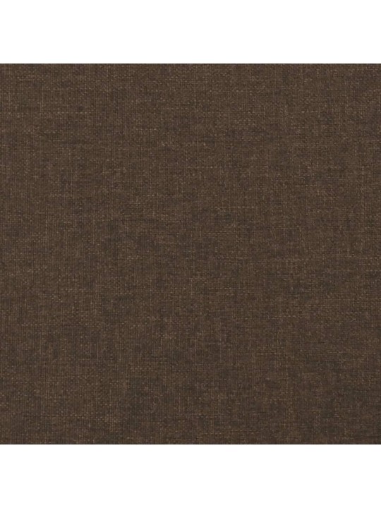 Gultas rāmis, tumši brūns, 90x190 cm, audums