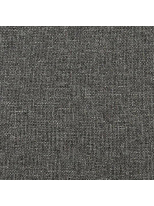 Gultas rāmis, tumši pelēks, 180x200 cm, audums