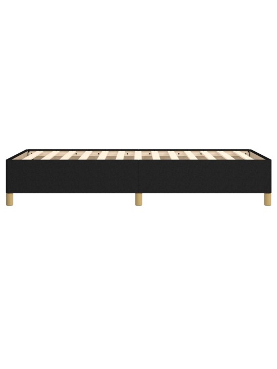 Gultas rāmis, melns, 80x200 cm, audums
