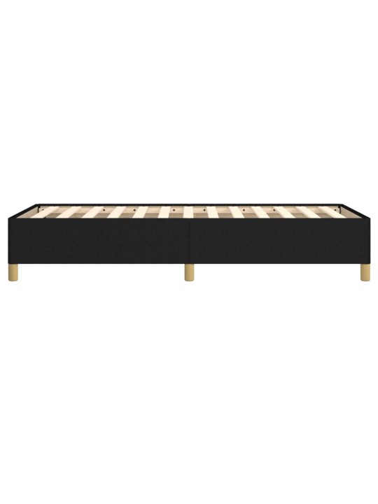 Gultas rāmis, melns, 90x190 cm, audums