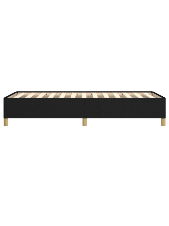 Gultas rāmis, melns, 90x200 cm, audums