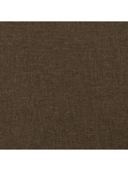 Gultas rāmis, tumši brūns, 90x200 cm, audums