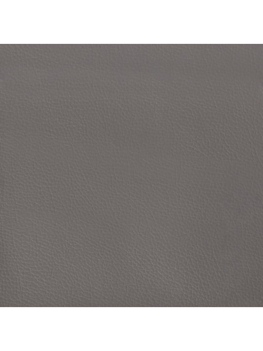 Gultas rāmis, pelēks, 120x200 cm, mākslīgā āda