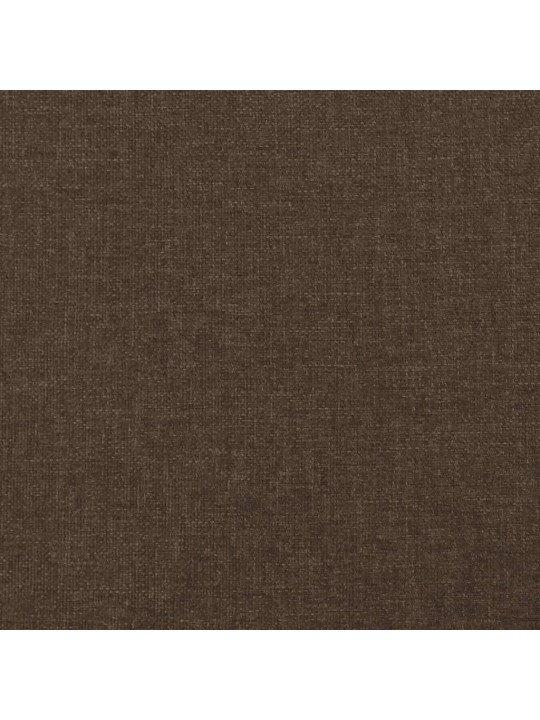 Gultas rāmis bez matrača, tumši brūns, 120x200 cm, audums