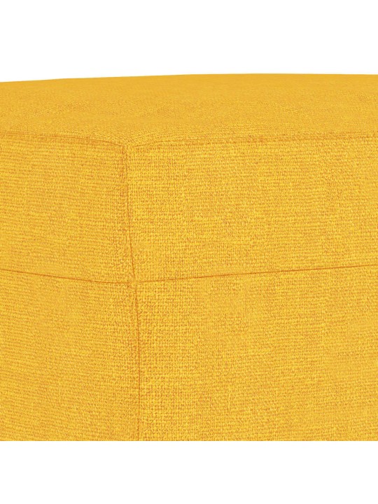 Sols, 100x35x41 cm, gaiši dzeltens audums
