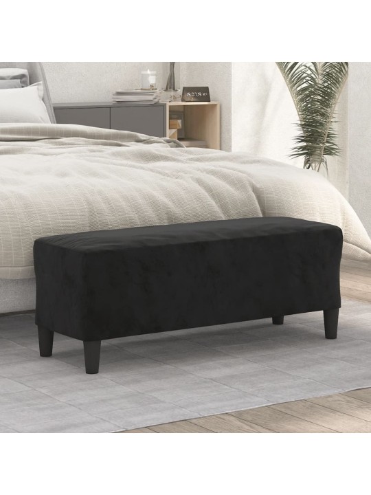 Sols, melns, 100x35x41 cm, audums