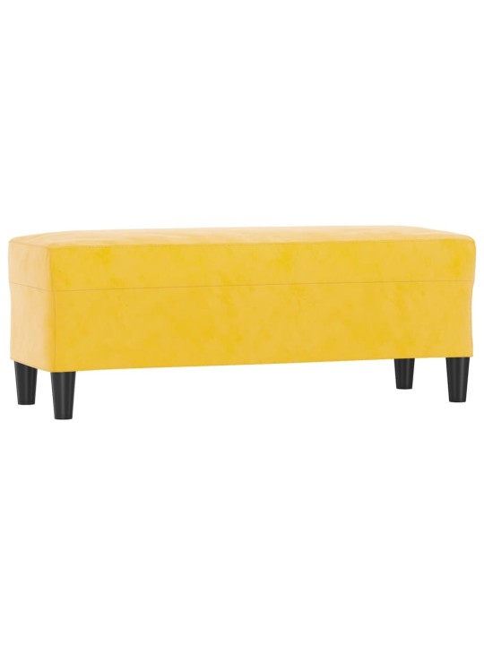 Sols, dzeltena, 100x35x41 cm, samts