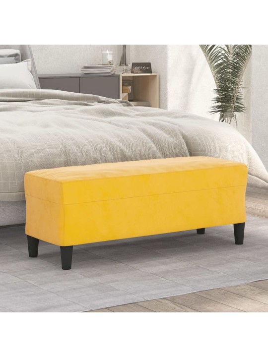 Sols, dzeltena, 100x35x41 cm, samts