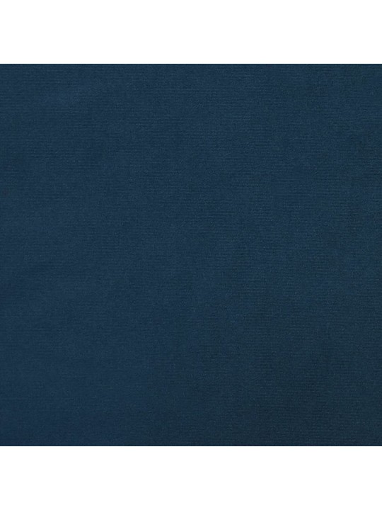 Sols, zila, 100x35x41 cm, samts