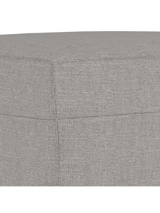 Sols, gaiši pelēks, 100x35x41 cm, audums