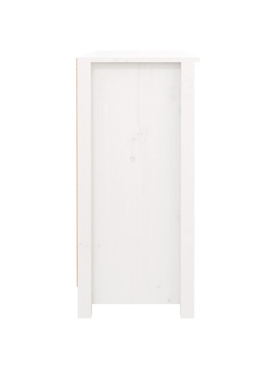 Kumode, balta, 100x35x74,5 cm, priedes masīvkoks