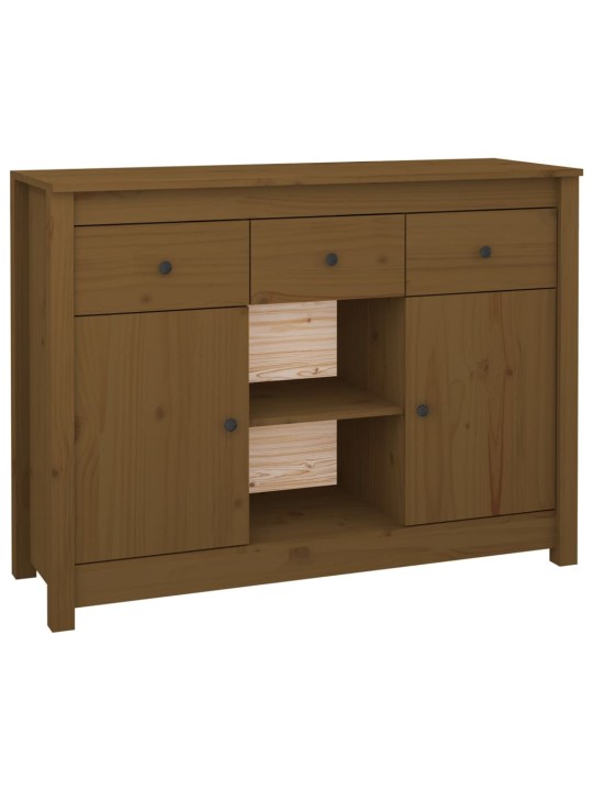 Kumode, medus brūna, 100x35x74,5 cm, priedes masīvkoks