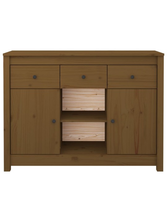 Kumode, medus brūna, 100x35x74,5 cm, priedes masīvkoks