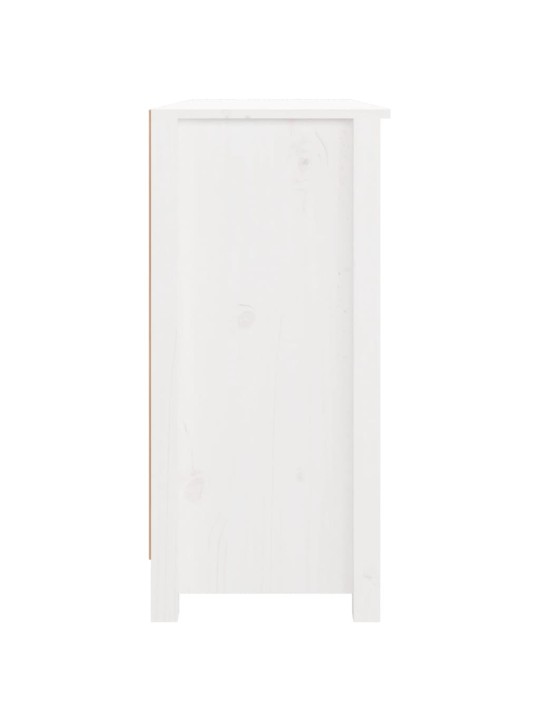 Kumode, balta, 100x35x74 cm, priedes masīvkoks
