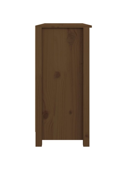 Kumode, medus brūna, 100x35x74 cm, priedes masīvkoks