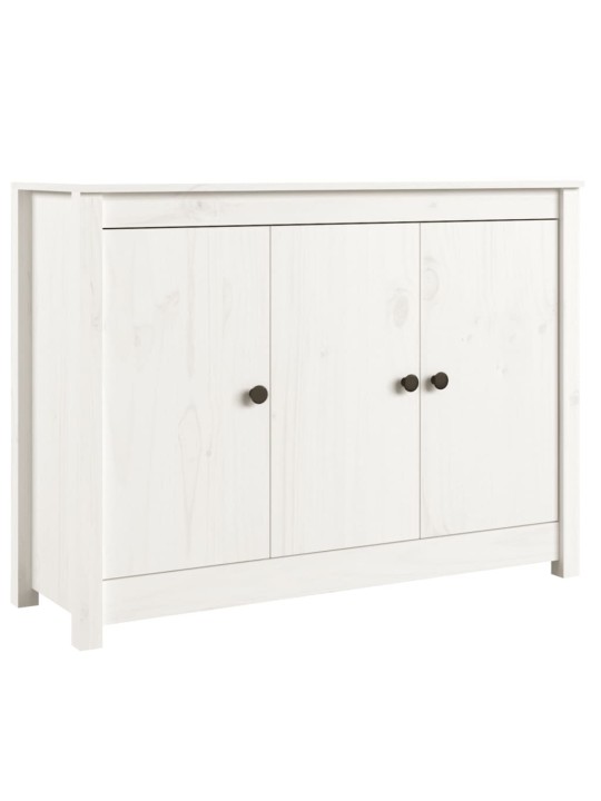 Kumode, balta, 100x35x74 cm, priedes masīvkoks