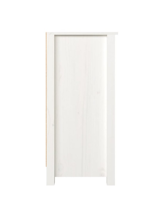Kumode, balta, 100x35x74 cm, priedes masīvkoks