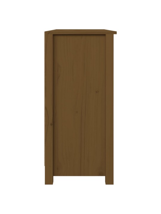 Kumode, medus brūna, 100x35x74 cm, priedes masīvkoks