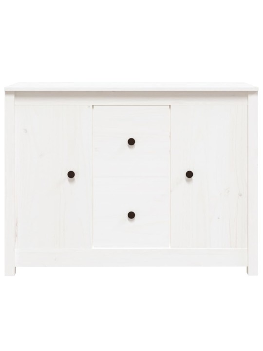 Kumode, balta, 100x35x74 cm, priedes masīvkoks