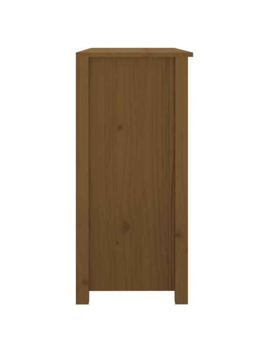 Kumode, medus brūna, 100x35x74 cm, priedes masīvkoks