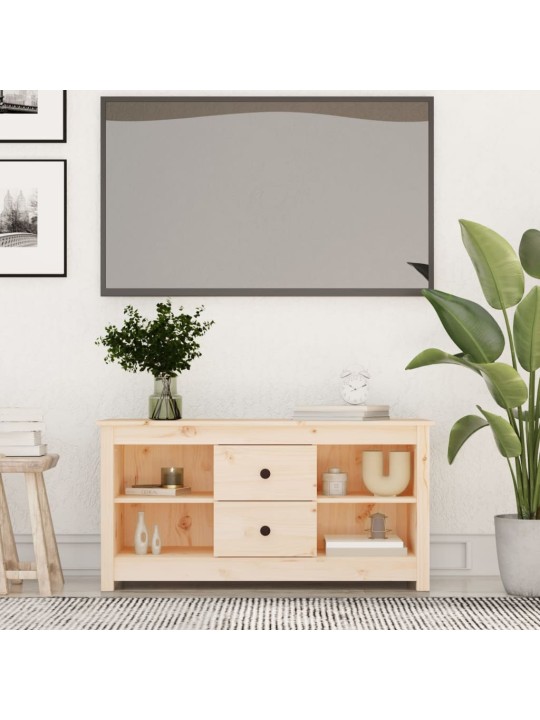 Tv skapītis, 103x36,5x52 cm, priedes masīvkoks