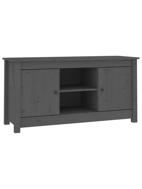 Tv skapītis, pelēks, 103x36,5x52 cm, priedes masīvkoks