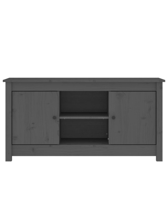 Tv skapītis, pelēks, 103x36,5x52 cm, priedes masīvkoks