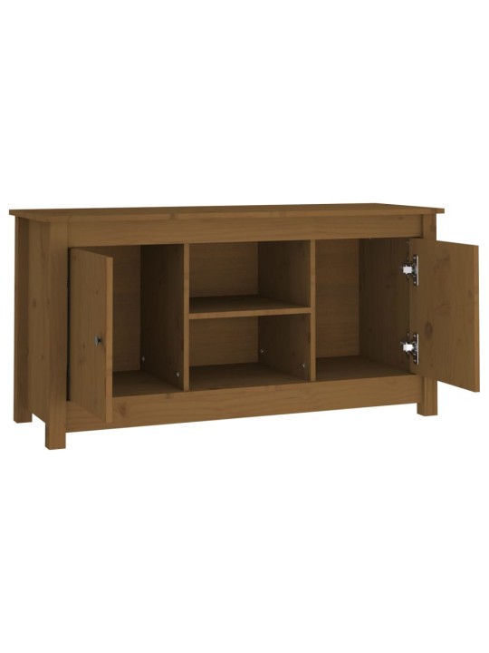 Tv skapītis, medus brūns, 103x36,5x52 cm, priedes masīvkoks