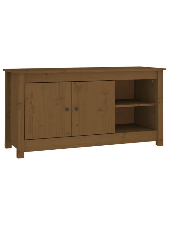 Tv skapītis, medus brūns, 103x36,5x52 cm, priedes masīvkoks