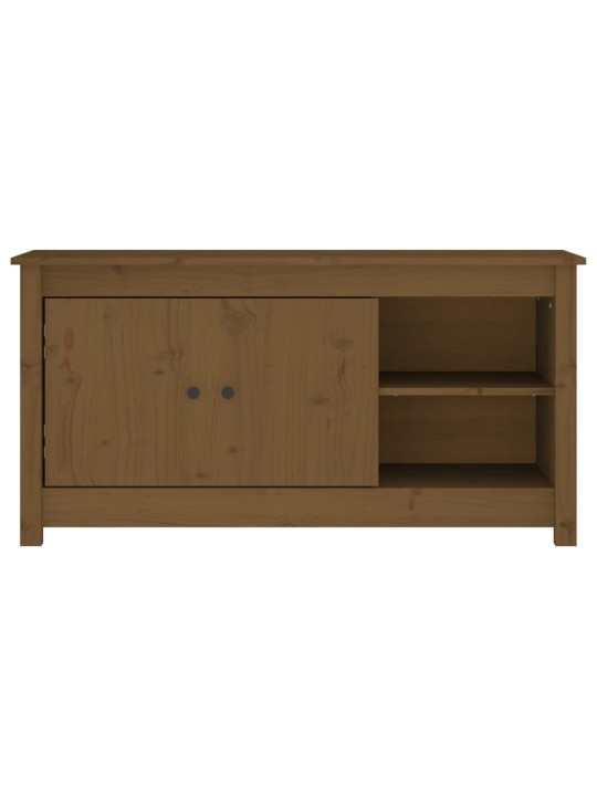 Tv skapītis, medus brūns, 103x36,5x52 cm, priedes masīvkoks