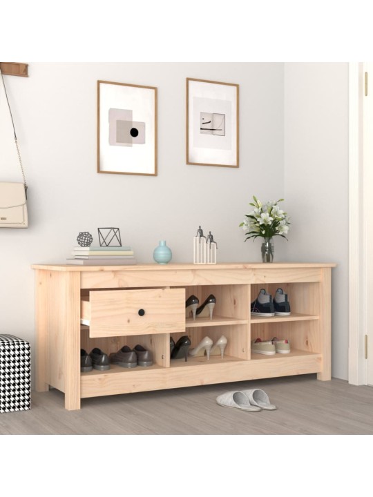 Apavu skapītis, 110x38x45,5 cm, priedes masīvkoks