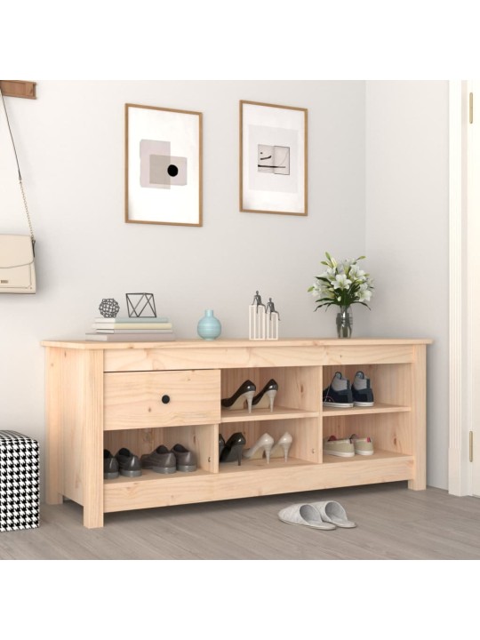 Apavu skapītis, 110x38x45,5 cm, priedes masīvkoks