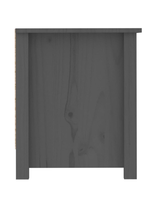 Apavu skapītis, pelēks, 110x38x45,5 cm, priedes masīvkoks