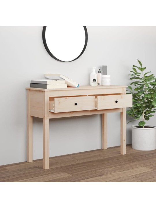 Konsoles galdiņš, 100x35x75 cm, priedes masīvkoks